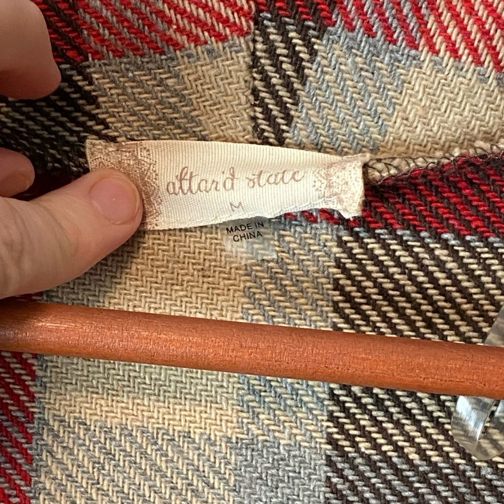 NWOT Altar’d State Plaid Vest - Picture 8 of 14